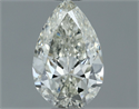 Natural Diamond 0.50 Carats, Pear with  Cut, H Color, SI1 Clarity and Certified by IGI
