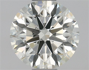 Picture of Natural Diamond 0.72 Carats, Round with Excellent Cut, L Color, VS1 Clarity and Certified by GIA