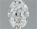 Diamante Natural 0.58 quilates, Ovalado , Color F, claridad VS1 y certificado GIA