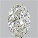 Natural Diamond 1.20 Carats, Oval with  Cut, I Color, VS1 Clarity and Certified by GIA