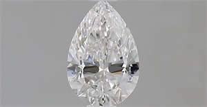 Foto Diamante Natural 0.56 quilates, De pera , Color E, claridad VVS2 y certificado GIA de