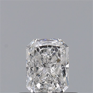 Picture of Natural Diamond 0.39 Carats, Radiant with  Cut, E Color, VVS1 Clarity and Certified by GIA