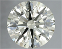 Diamante Natural 3.25 quilates, Redondo , Color L, claridad VS2 y certificado IGI
