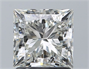 Diamante Natural 1.58 quilates, Princesa , Color J, claridad SI2 y certificado GIA