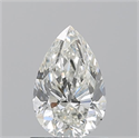 Natural Diamond 1.01 Carats, Pear with  Cut, I Color, SI2 Clarity and Certified by GIA