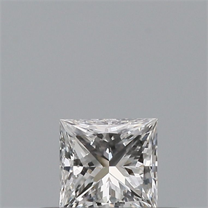 Picture of Natural Diamond 0.24 Carats, Princess with  Cut, F Color, VVS2 Clarity and Certified by GIA