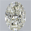 Natural Diamond 3.01 Carats, Oval with  Cut, I Color, VS1 Clarity and Certified by IGI
