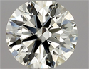 Natural Diamond 0.46 Carats, Round with Excellent Cut, L Color, VVS1 Clarity and Certified by GIA