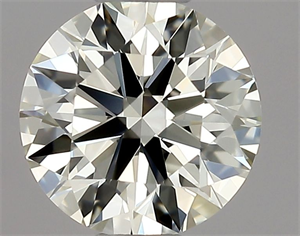 Picture of Natural Diamond 0.46 Carats, Round with Excellent Cut, L Color, VVS1 Clarity and Certified by GIA