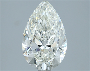 Foto Diamante Natural 2.21 quilates, De pera , Color H, claridad SI1 y certificado IGI de