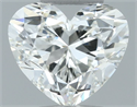 Natural Diamond 0.30 Carats, Heart with  Cut, J Color, VS1 Clarity and Certified by GIA