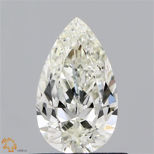 Picture of Natural Diamond 0.60 Carats, Pear with  Cut, K Color, VS2 Clarity and Certified by GIA