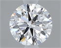 Natural Diamond 0.41 Carats, Round with Excellent Cut, E Color, IF Clarity and Certified by GIA