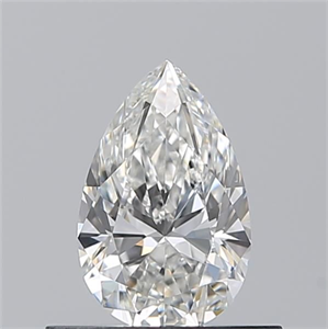 Picture of Natural Diamond 0.50 Carats, Pear with  Cut, G Color, VS2 Clarity and Certified by GIA