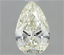 Natural Diamond 0.33 Carats, Pear with  Cut, L Color, VVS1 Clarity and Certified by GIA
