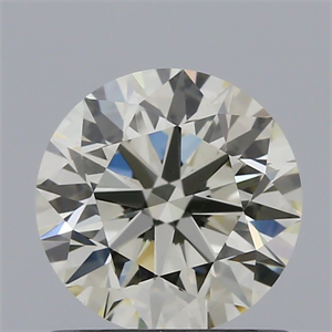 Picture of Natural Diamond 0.92 Carats, Round with Excellent Cut, K Color, VS1 Clarity and Certified by IGI