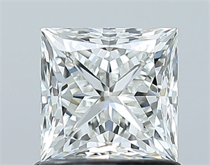 Picture of Natural Diamond 1.01 Carats, Princess with  Cut, I Color, VS1 Clarity and Certified by GIA