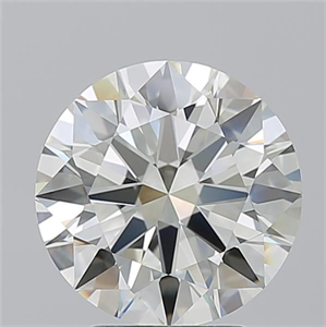 Picture of Natural Diamond 3.10 Carats, Round with Excellent Cut, K Color, VVS2 Clarity and Certified by GIA