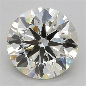 Picture of Lab Grown Diamond 3.01 Carats, Round with Ideal Cut, J Color, VS1 Clarity and Certified by IGI
