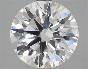 Picture of Lab Grown Diamond 3.40 Carats, Round with Ideal Cut, D Color, FL Clarity and Certified by IGI