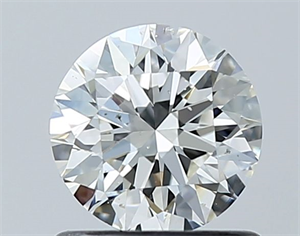 Picture of Natural Diamond 0.81 Carats, Round with Excellent Cut, H Color, SI1 Clarity and Certified by GIA