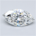 Natural Diamond 5.03 Carats, Marquise with  Cut, E Color, SI2 Clarity and Certified by GIA