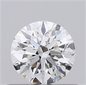 Diamante Natural 0.45 quilates, Redondo , Color F, claridad VVS2 y certificado GIA
