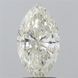 Picture of Natural Diamond 2.01 Carats, Marquise with  Cut, I Color, SI2 Clarity and Certified by IGI