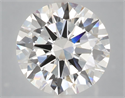 Lab Grown Diamond 6.01 Carats, Round with Excellent Cut, E Color, VVS2 Clarity and Certified by IGI