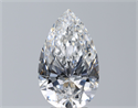 Diamante Natural 5.03 quilates, De pera , Color D, claridad VVS1 y certificado GIA