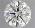 Natural Diamond 0.92 Carats, Round with Excellent Cut, L Color, SI2 Clarity and Certified by GIA