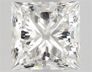 Foto Diamante Natural 0.51 quilates, Princesa , Color F, claridad VS1 y certificado GIA de