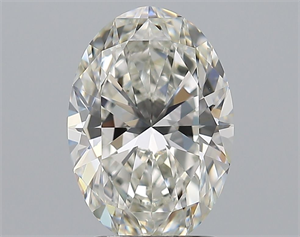 Foto Diamante Natural 2.01 quilates, Ovalado , Color H, claridad IF y certificado GIA de
