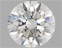 Natural Diamond 2.04 Carats, Round with Excellent Cut, H Color, VS2 Clarity and Certified by GIA