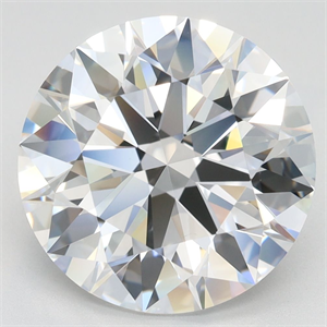 Picture of Lab Grown Diamond 4.79 Carats, Round with Excellent Cut, D Color, IF Clarity and Certified by GIA