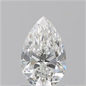 Natural Diamond 0.90 Carats, Pear with  Cut, G Color, SI1 Clarity and Certified by GIA