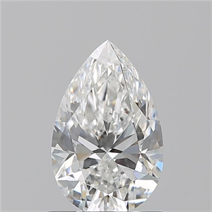 Picture of Natural Diamond 0.90 Carats, Pear with  Cut, G Color, SI1 Clarity and Certified by GIA