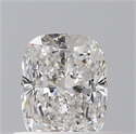 Natural Diamond 0.53 Carats, Cushion with  Cut, E Color, VVS2 Clarity and Certified by GIA
