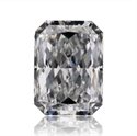 Natural Diamond 0.70 Carats, Radiant with  Cut, D Color, VVS1 Clarity and Certified by GIA