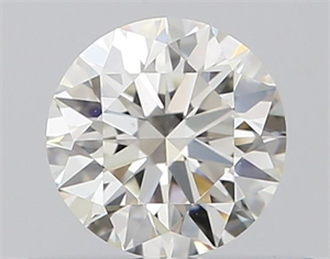 Picture of Natural Diamond 0.42 Carats, Round with Excellent Cut, J Color, VVS1 Clarity and Certified by GIA