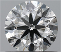 Diamante Natural 0.60 quilates, Redondo , Color F, claridad SI1 y certificado IGI