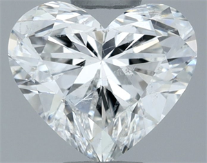 Picture of Natural Diamond 0.60 Carats, Heart with  Cut, G Color, SI2 Clarity and Certified by GIA