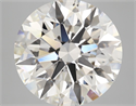 Lab Grown Diamond 6.54 Carats, Round with Ideal Cut, G Color, VS2 Clarity and Certified by IGI