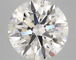 Picture of Lab Grown Diamond 6.54 Carats, Round with Ideal Cut, G Color, VS2 Clarity and Certified by IGI