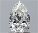 Natural Diamond 0.70 Carats, Pear with  Cut, G Color, VVS2 Clarity and Certified by IGI