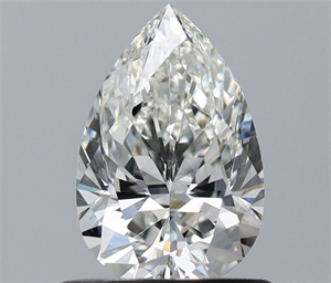 Picture of Natural Diamond 0.70 Carats, Pear with  Cut, G Color, VVS2 Clarity and Certified by IGI