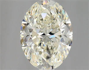 Picture of Natural Diamond 1.01 Carats, Oval with  Cut, K Color, VVS2 Clarity and Certified by GIA