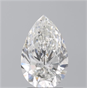 Natural Diamond 2.20 Carats, Pear with  Cut, G Color, VS2 Clarity and Certified by GIA