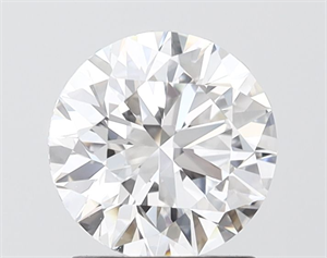 Picture of Lab Grown Diamond 1.53 Carats, Round with Ideal Cut, D Color, VVS2 Clarity and Certified by IGI