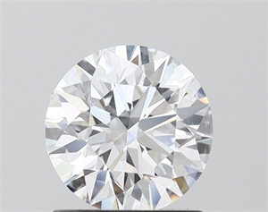 Picture of Lab Grown Diamond 1.08 Carats, Round with Ideal Cut, D Color, VVS1 Clarity and Certified by IGI